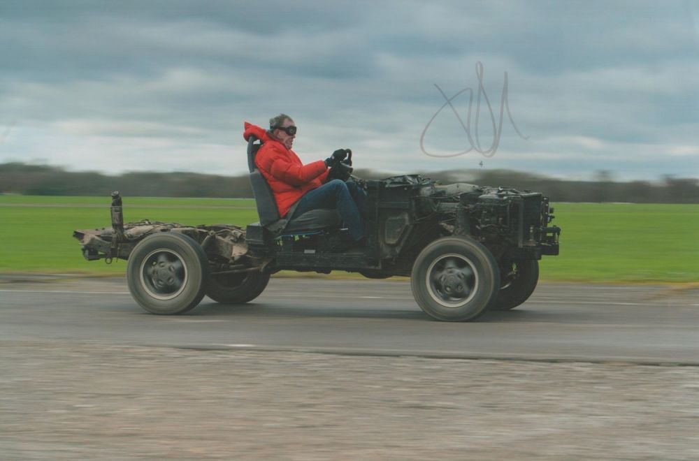Lot 212: Jeremy Clarkson signed 12x8 colour photo. English broadcaster,...