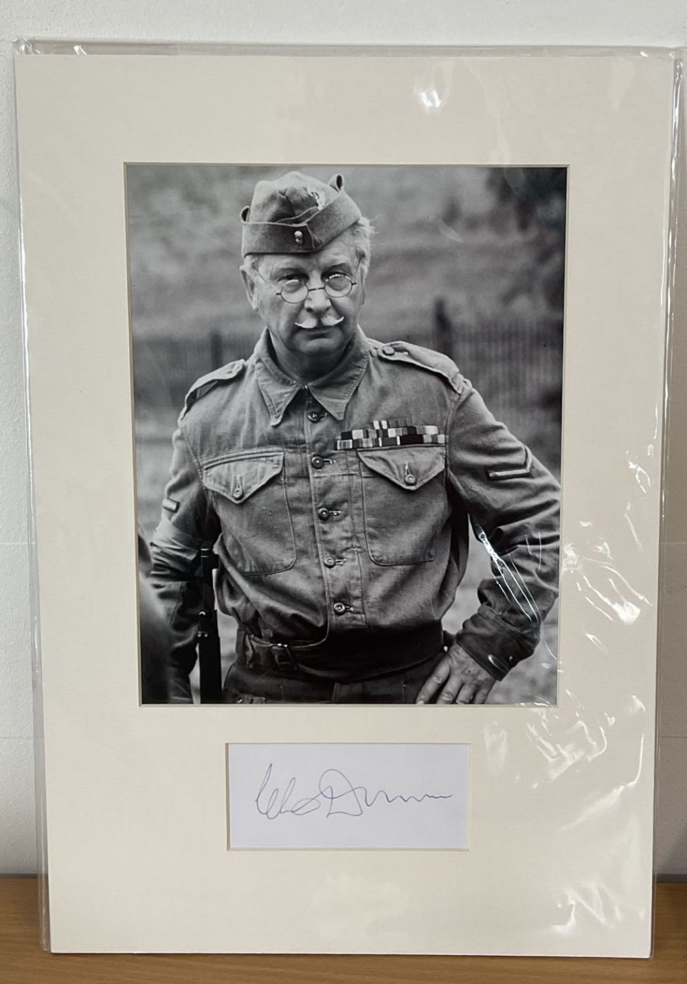 Lot 235: Clive Dunn 16x11 mounted signature piece includes signed...