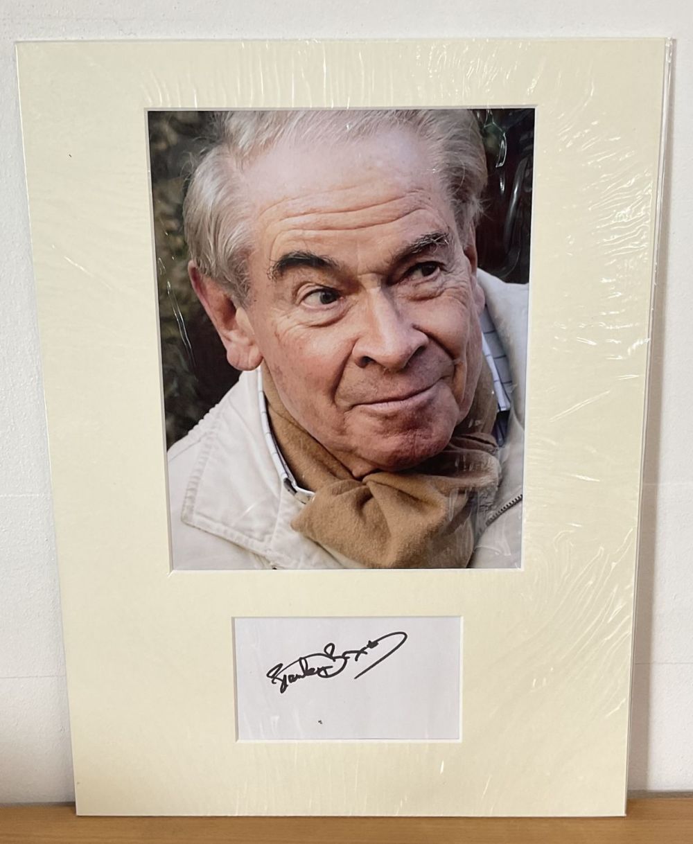 Lot 237: Stanley Baxter signed 16x12 overall mounted signature piece...