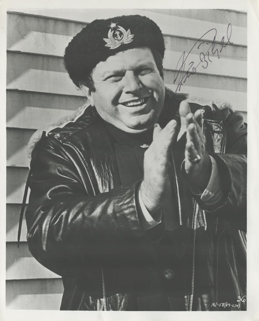 Lot 269: Theodore Bikel signed 10x8 black and white photo....