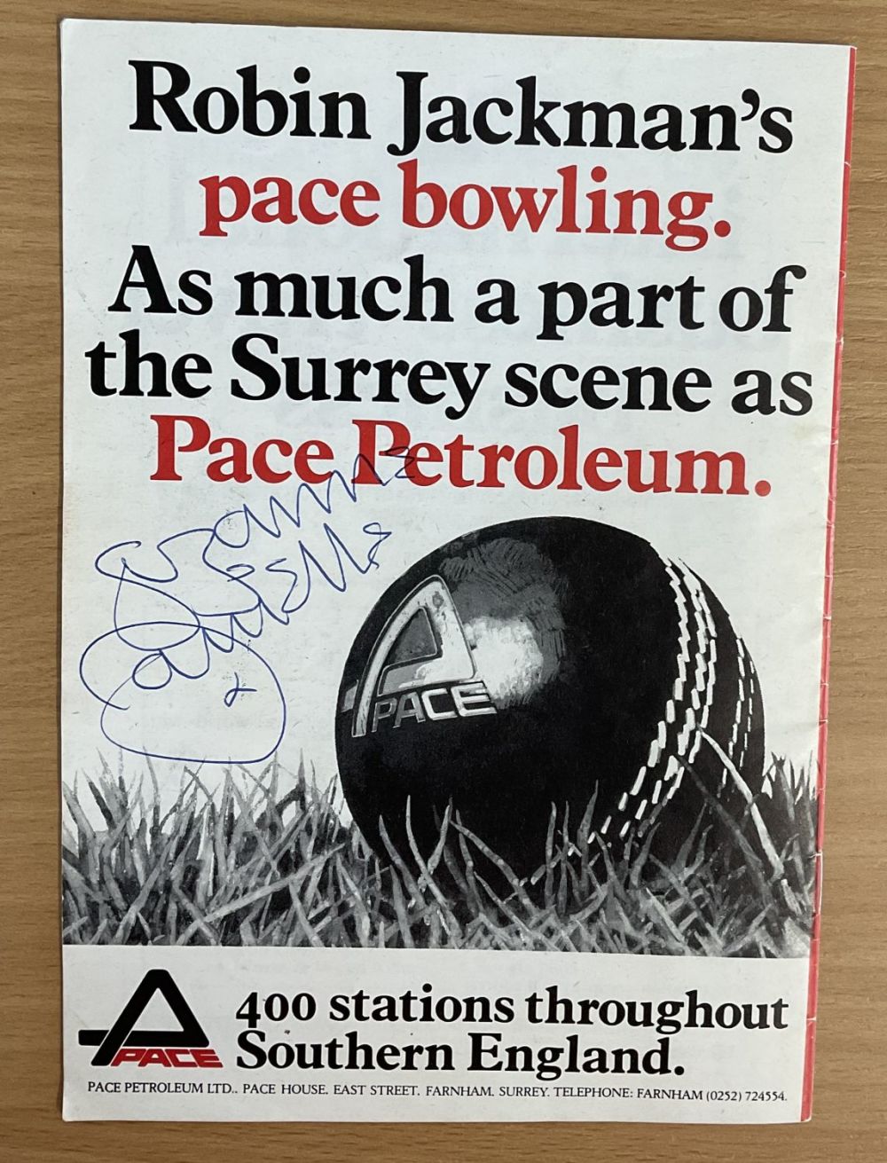 Lot 273: Entertainment and Sport multisigned Celebrity Cricket Match vintage...