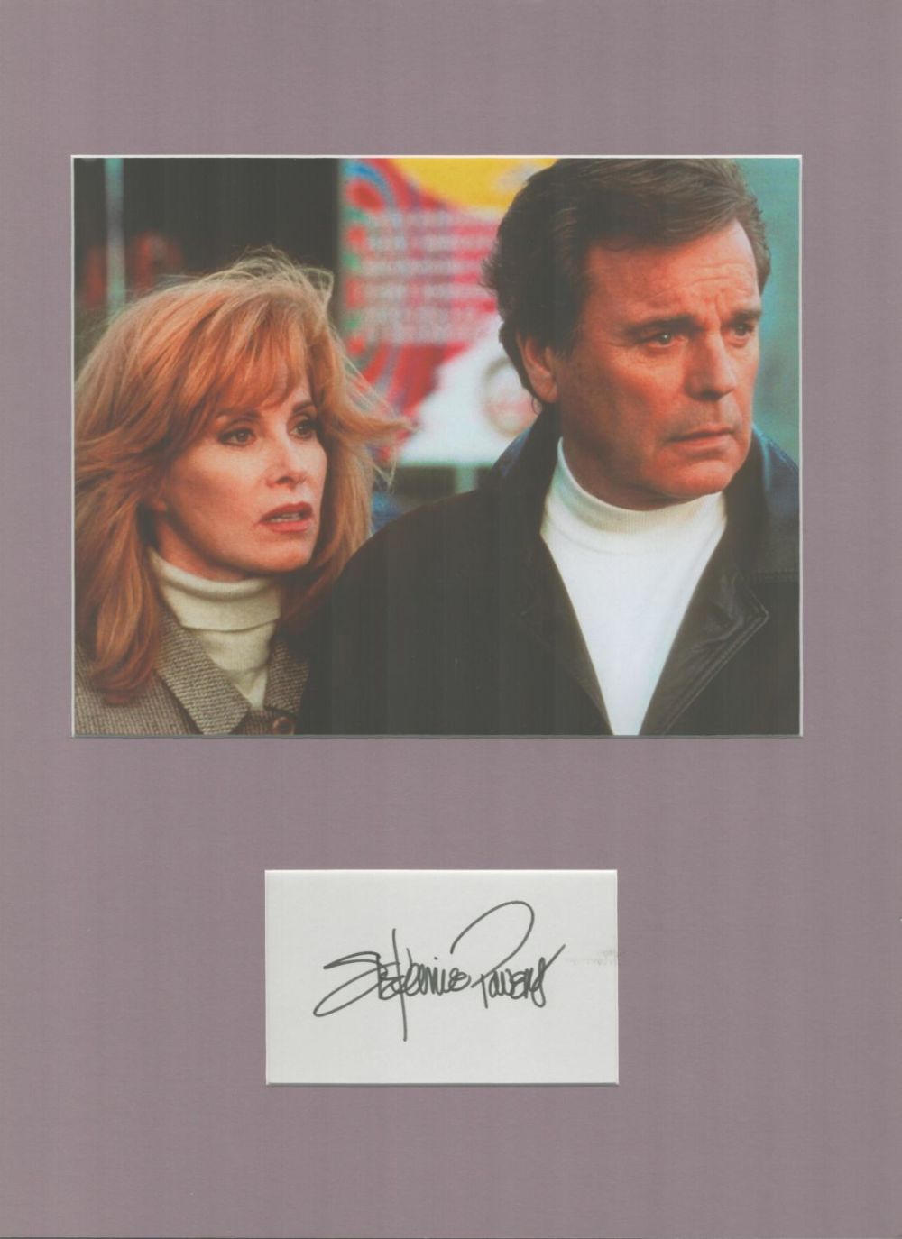 Lot 280: Stephanie Powers 16x12 inch overall Hart to Hart...
