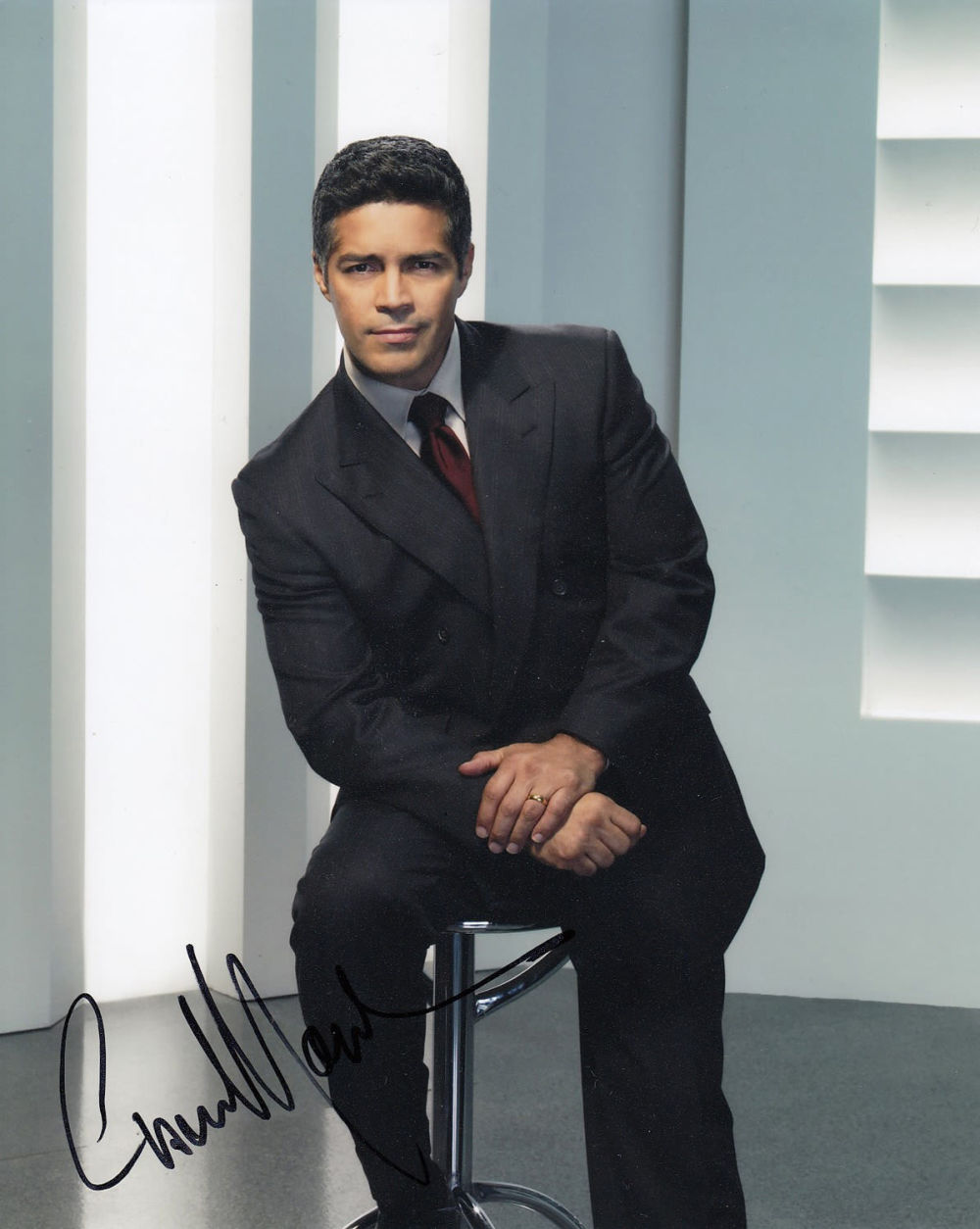 Lot 317: Blowout Sale! Caprica Esai Morales hand signed 10x8...