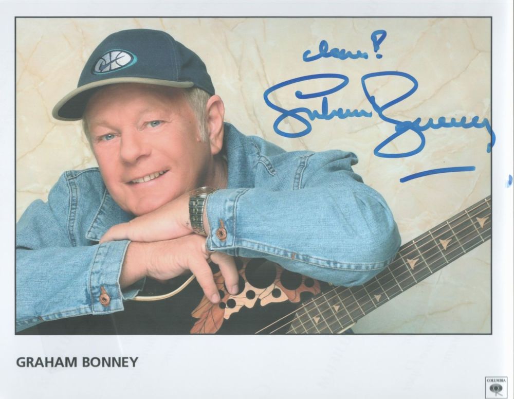 Lot 414: Graham Bonney signed 10x8 colour photo. British pop...