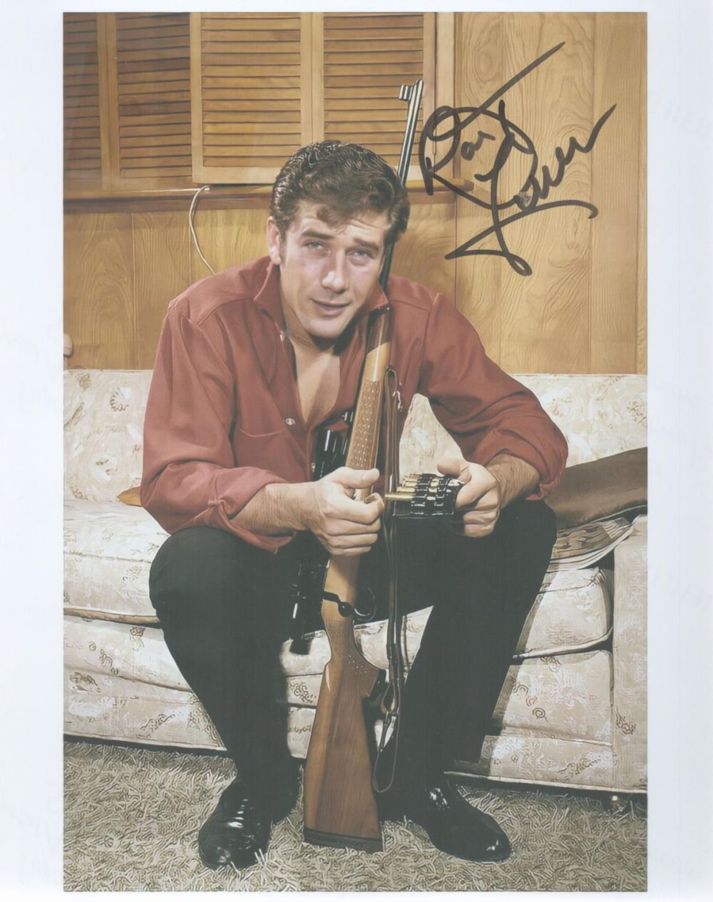 Lot 415: Robert Fuller signed 10x8 colour photo. American horse...