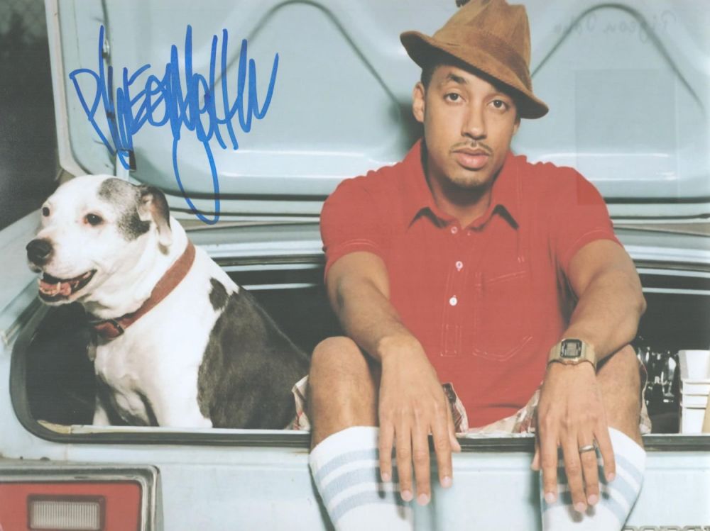 Lot 416: Pigeon John signed 10x8 colour photo. American rapper...
