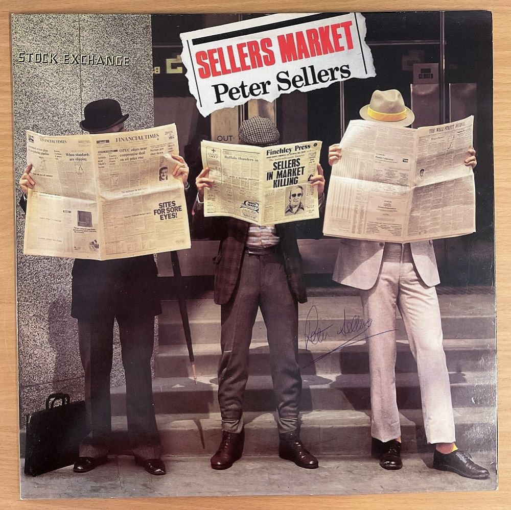 Lot 420: Peter Sellers, a signed 'Sellers' Market' (1979) LP....