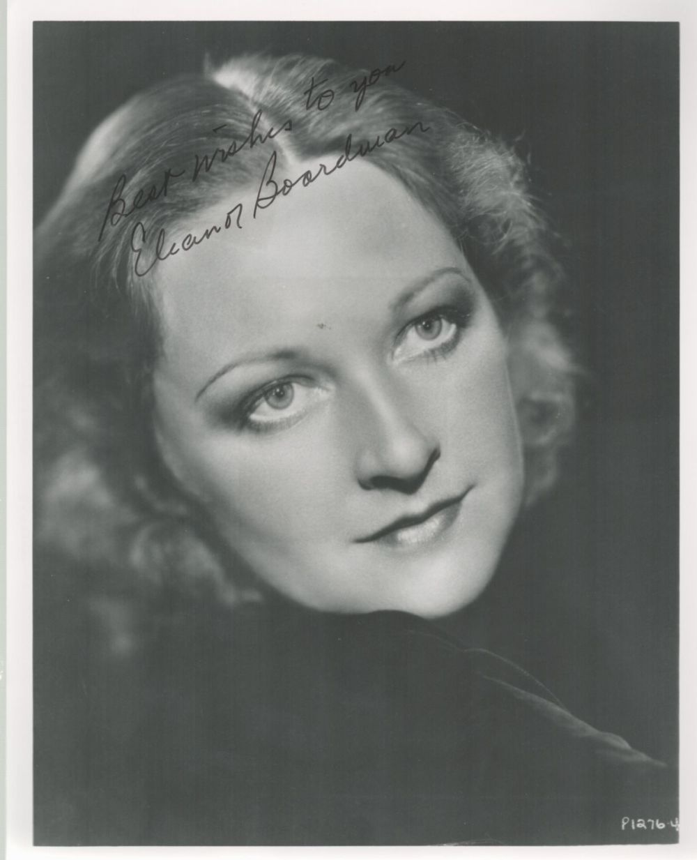 Lot 434: Eleanor Boardman signed 10x8 black and white photo....