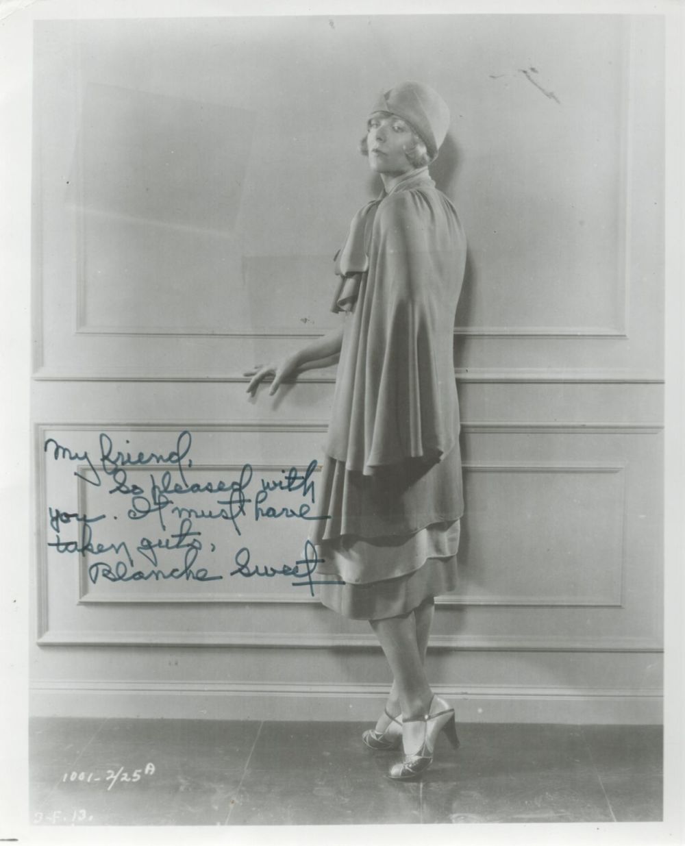 Lot 442: Blanche Sweet signed 10x8 black and white photo....