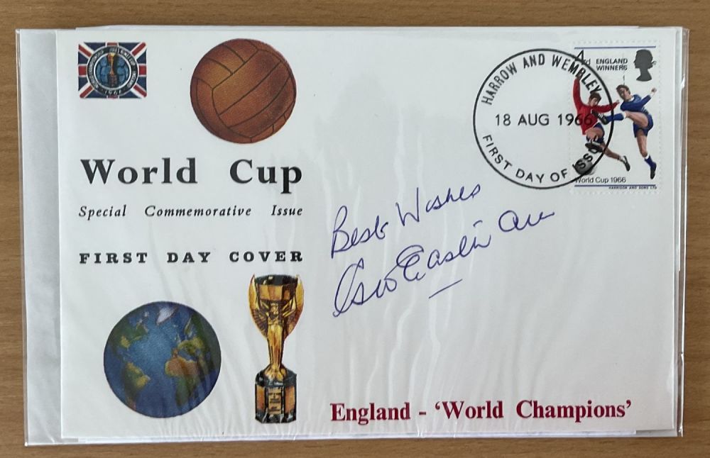 Lot 456: Football George Eastham signed World Cup FDC England...