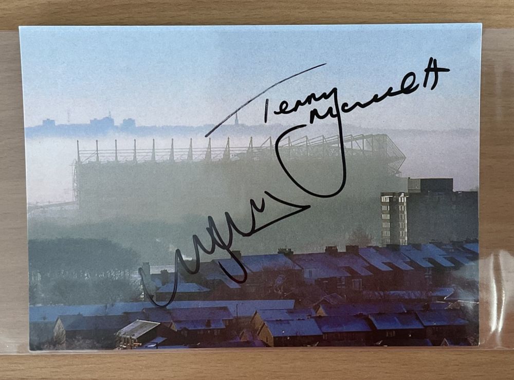 Lot 464: Football Terry McDermott and Nicky Butt signed St...