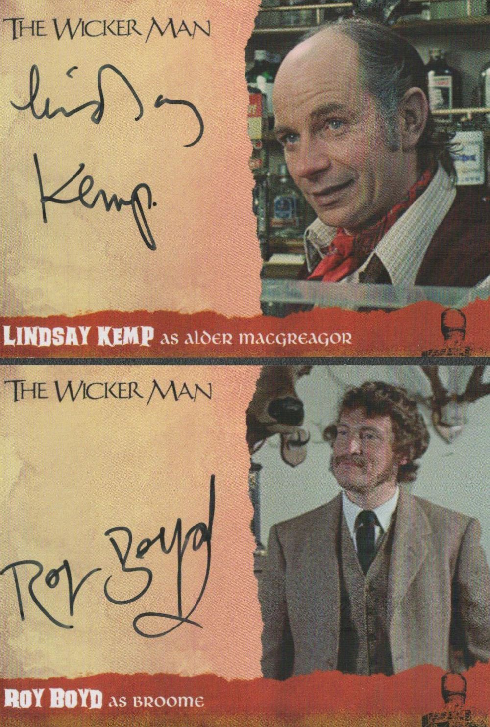 Lot 473: Roy Boyd and Lindsay Kemp (The Wicker Man)...