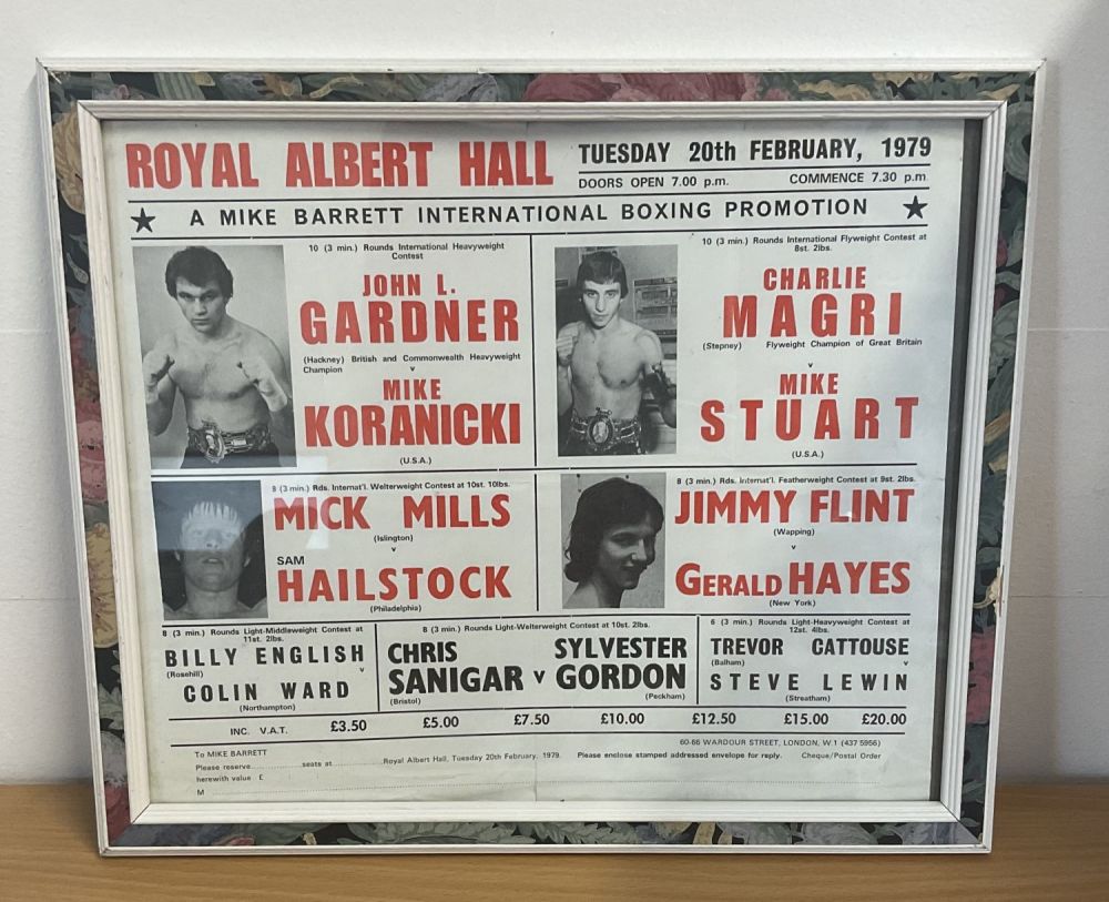 Lot 545: Boxing Vintage Programme Page From Tues 20th Feb...