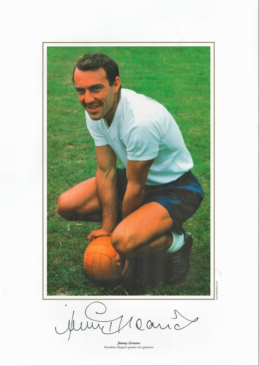 Lot 577: Football, Jimmy Greaves signed 16x12 colour photograph pictured...