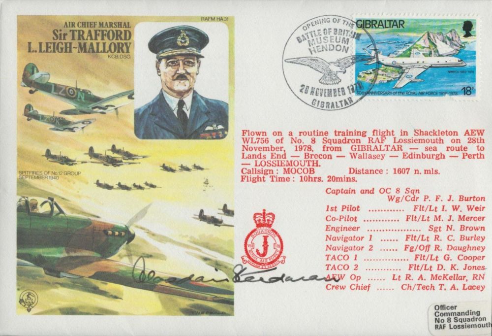 Lot 589: WW2 RAF ACM Alexander Steedman Signed ACM Sir...