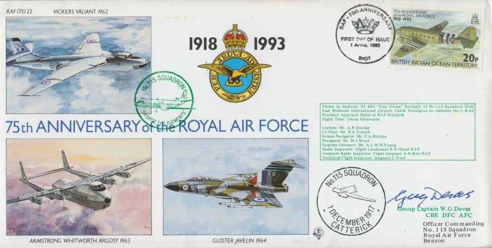 Lot 611: WW2 Grp Cptn WG Devas CBE DFC AFC...