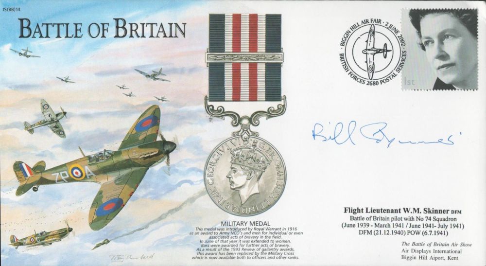 Lot 629: RAF Flt Lt Bill Skinner DFM (Battle of...