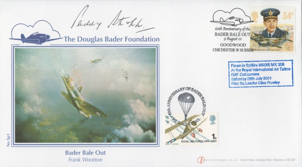 Lot 637: Paddy Barthropp Signed The Douglas Bader Foundation Internet...
