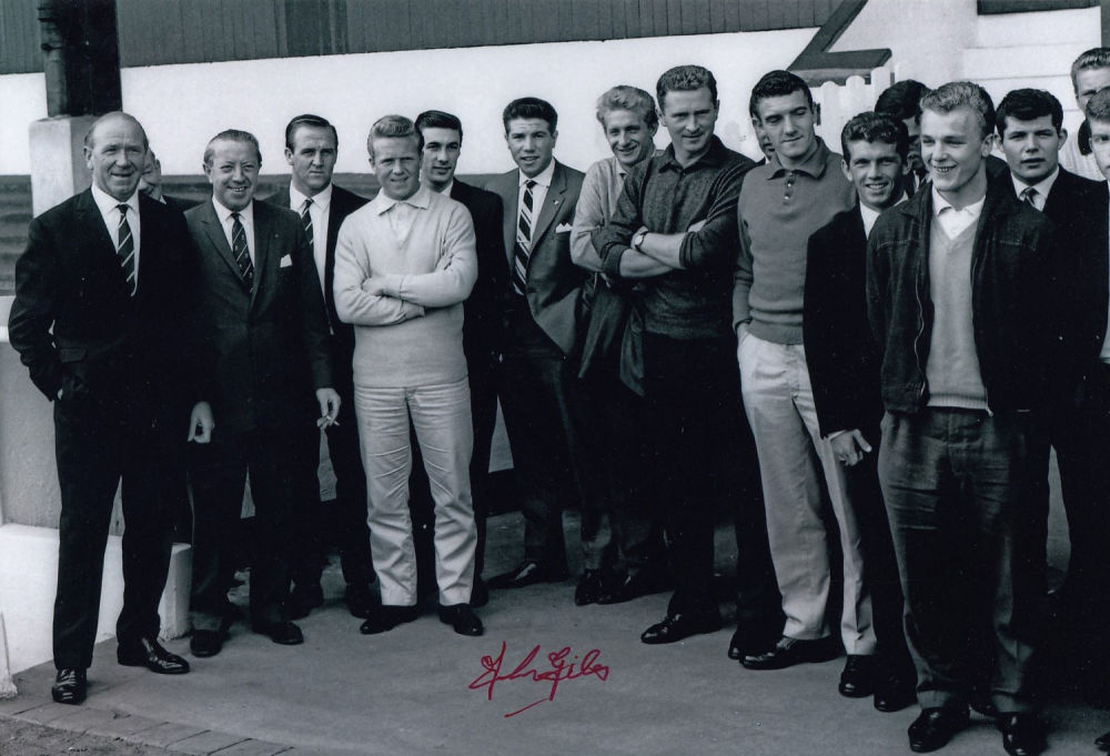 Lot 663: Football Autographed JOHN GILES 12 x 8 photo...