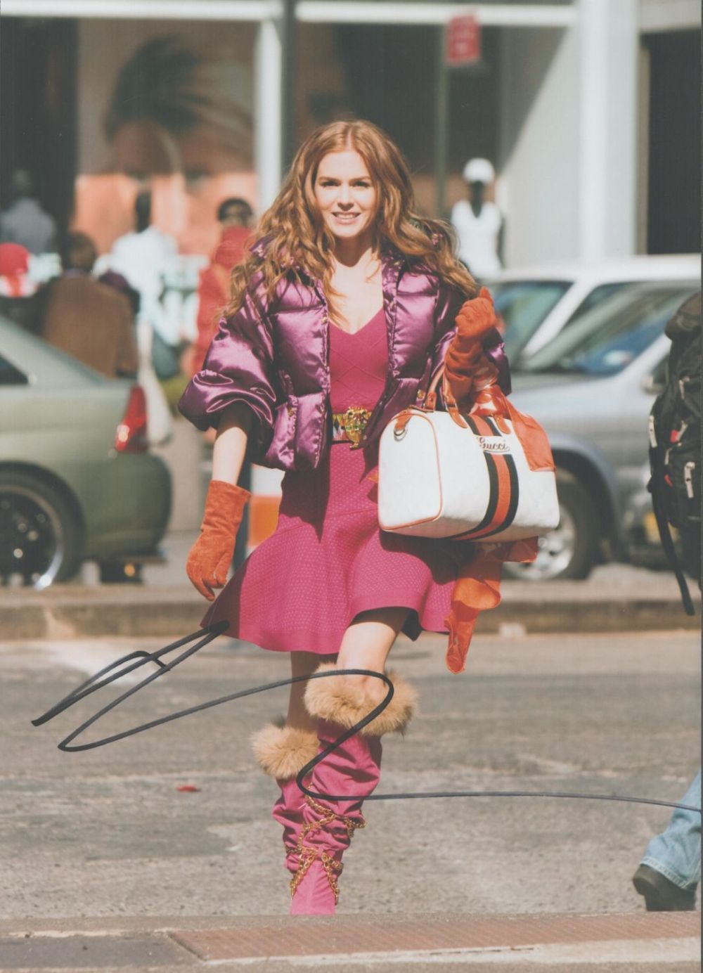 Lot 181: Australian Actress Isla Fisher Signed 10x8 inch Colour...