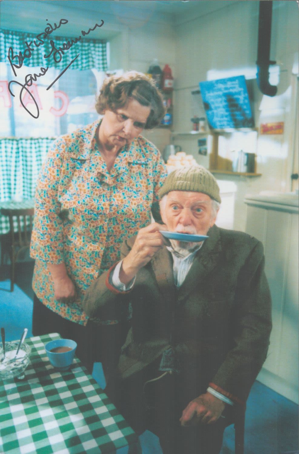 Lot 225: Jane Freeman (Last of Summer Wine) Signed 12x8...