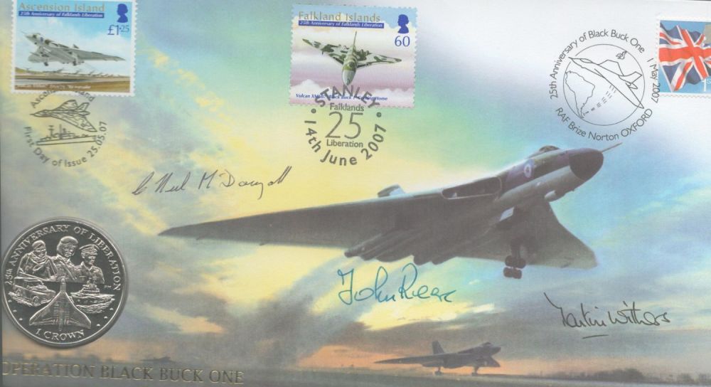Lot 238: Falklands War Veterans Martin Withers, John Reeve and...