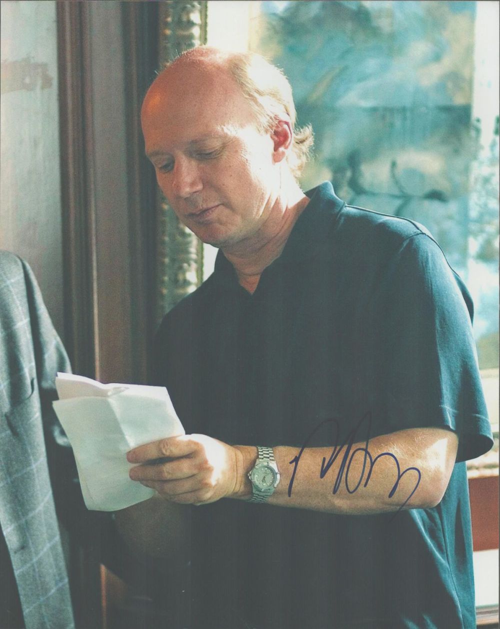 Lot 240: Canadian screenwriter, film producer Paul Haggis Signed 10x8...