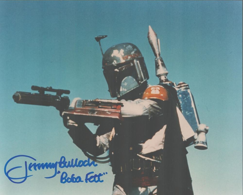 Lot 247: Star Wars Actor Jimmy Bulloch (Baba Fett) Signed...