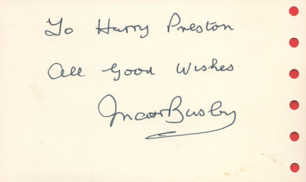 Lot 260: Football Man Utd Busby Babes Manager Matt Busby...
