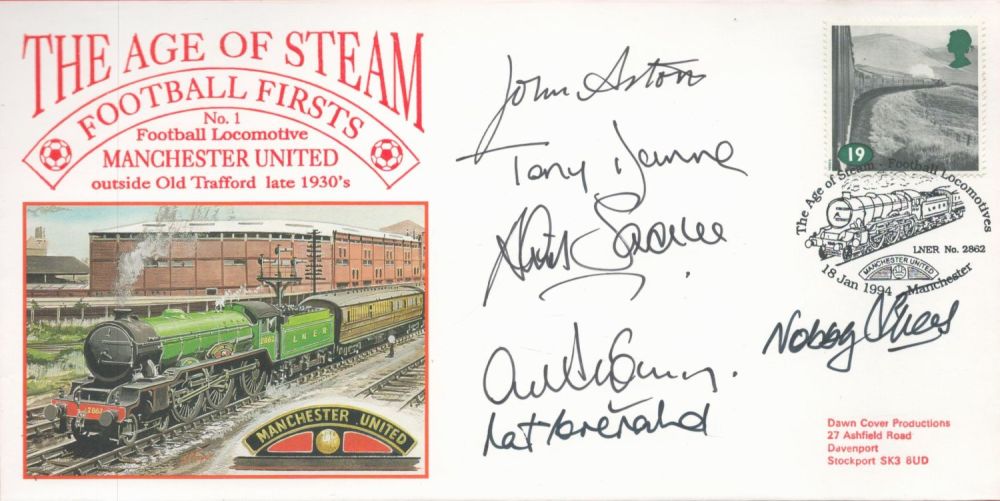 Lot 287: Football Man Utd Legends Signed The Age of...