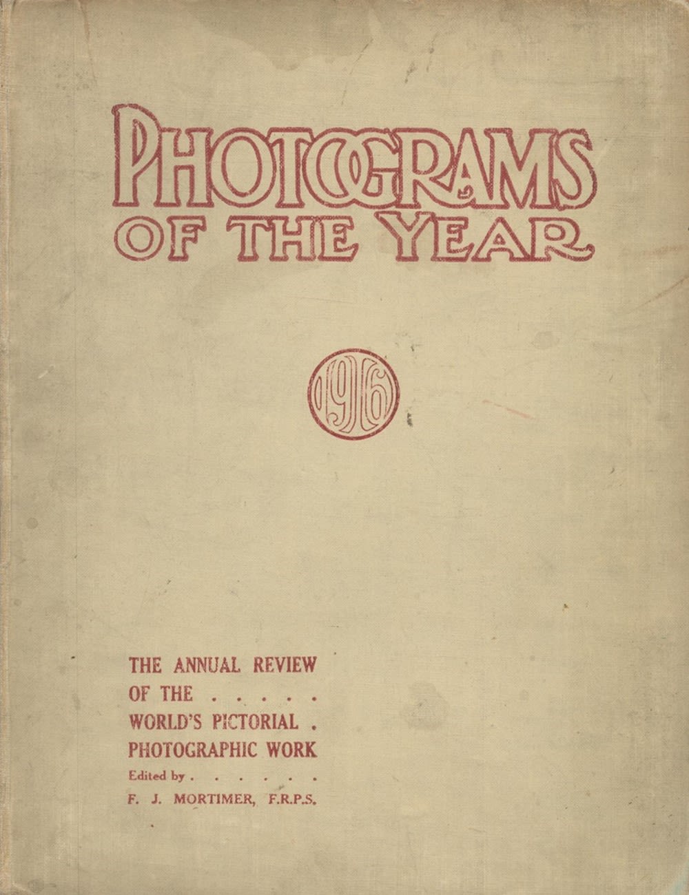 Lot 137: Photograms of The Year 1916 edited by F...