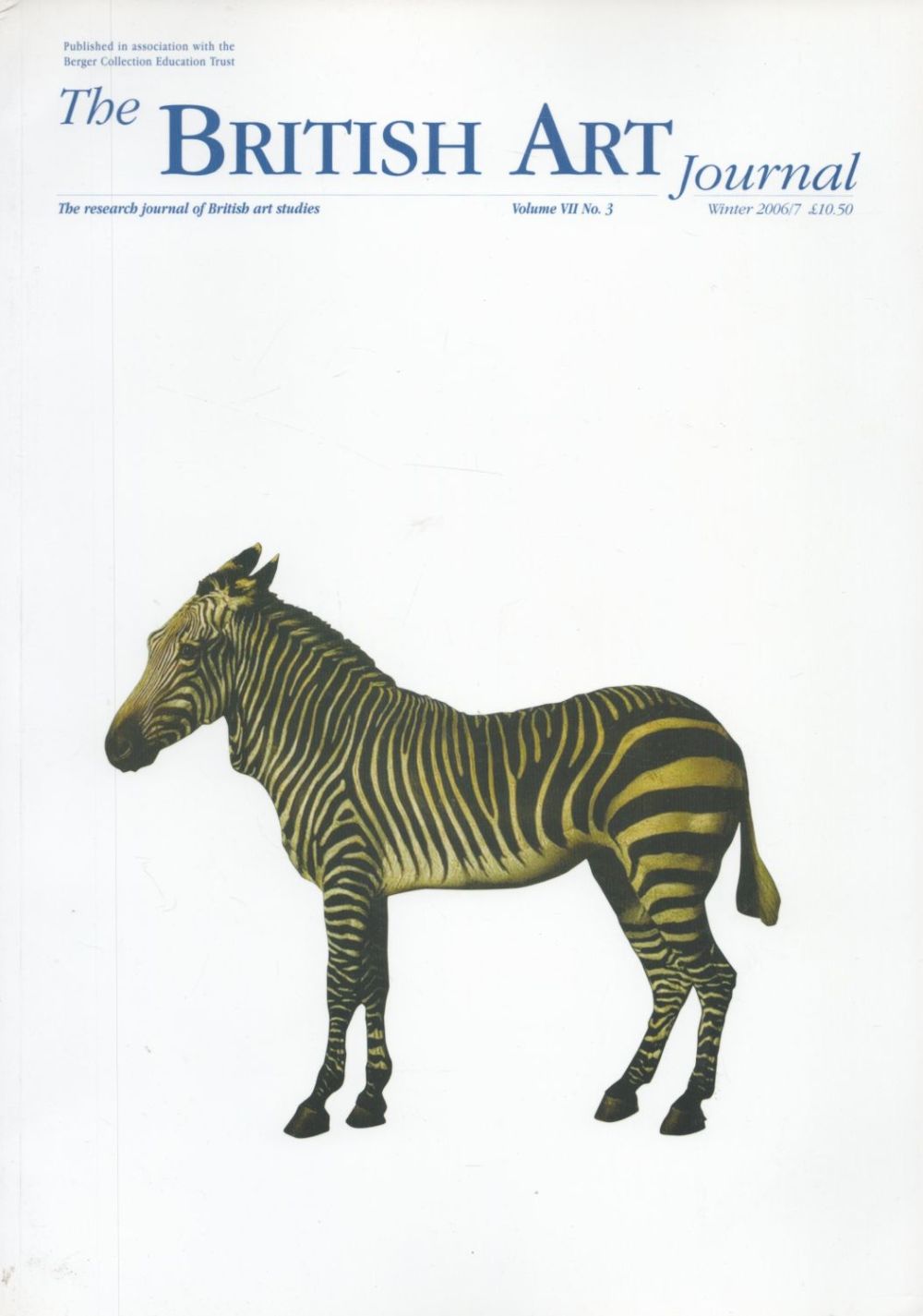 Lot 151: The British Art Journal Winter 2006 7 First...