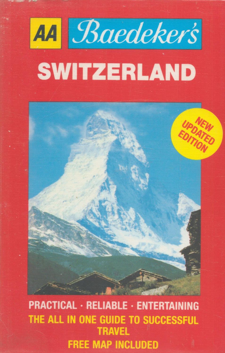 Lot 161: Baedeker's Switzerland AA Travel Guide 1993 New Updated...