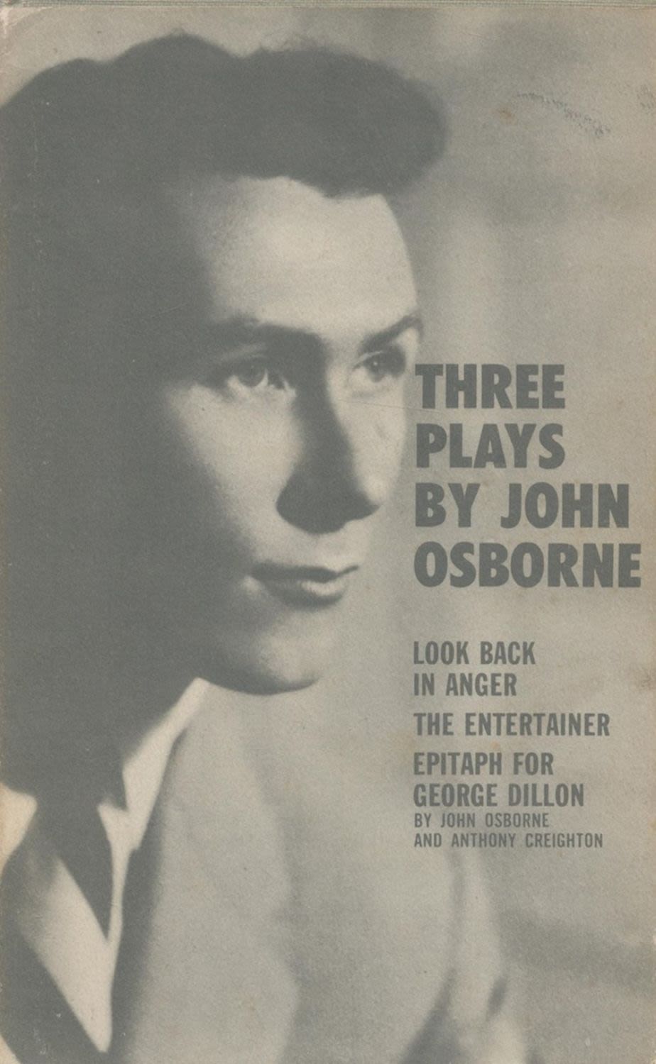 Lot 166: Three Plays by John Osborne Look Back in...
