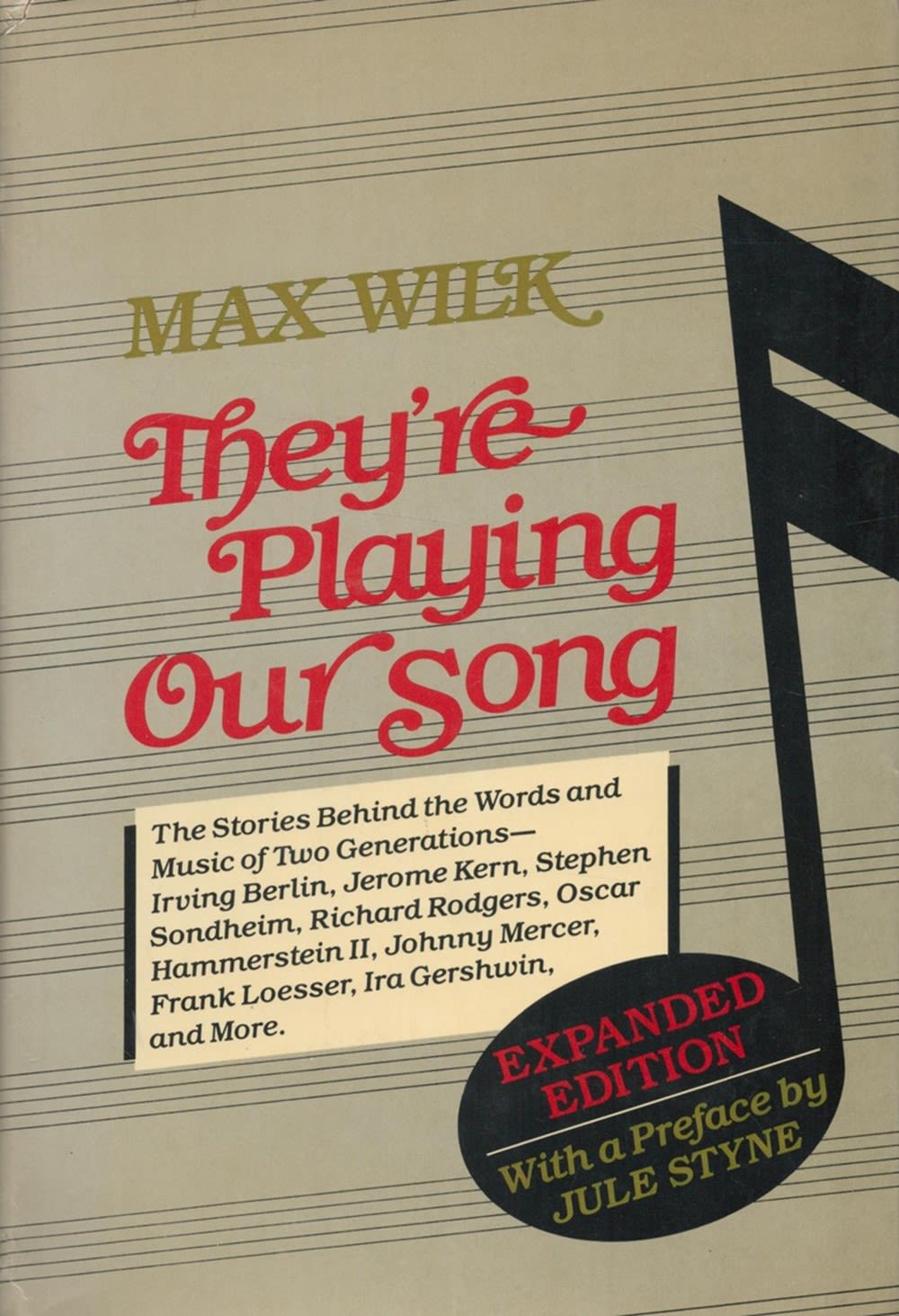 Lot 246: There Playing Our Song by Max Wilk 1986...
