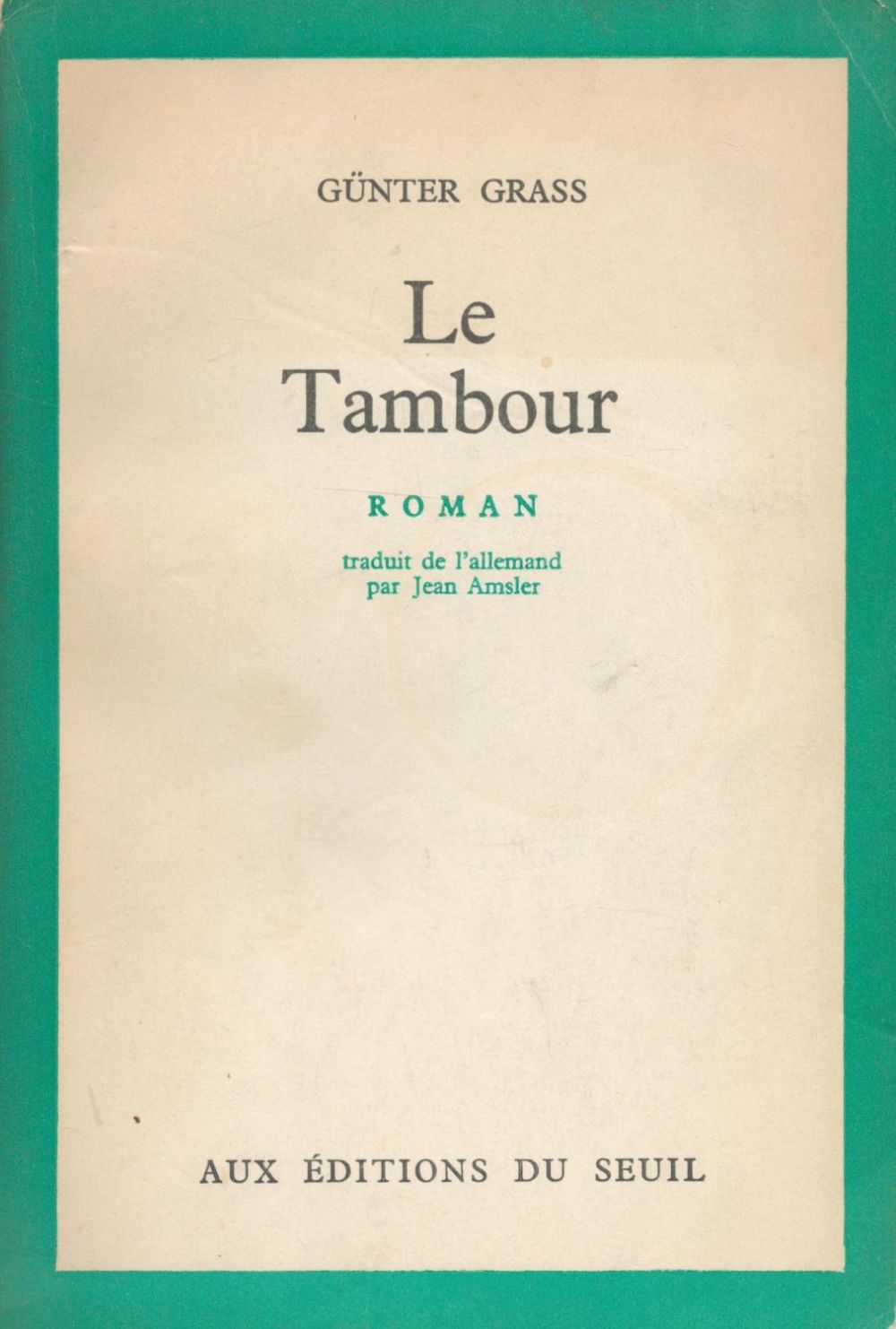 Lot 249: Le Tambour by Gunter Grass 1960 First Edition...