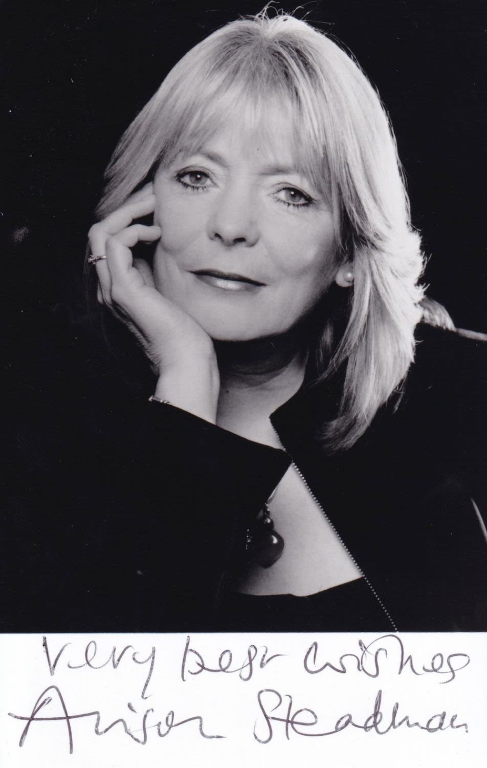 Lot 55: Alison Steadman, British Actress, 6x4 inch Signed Photo....