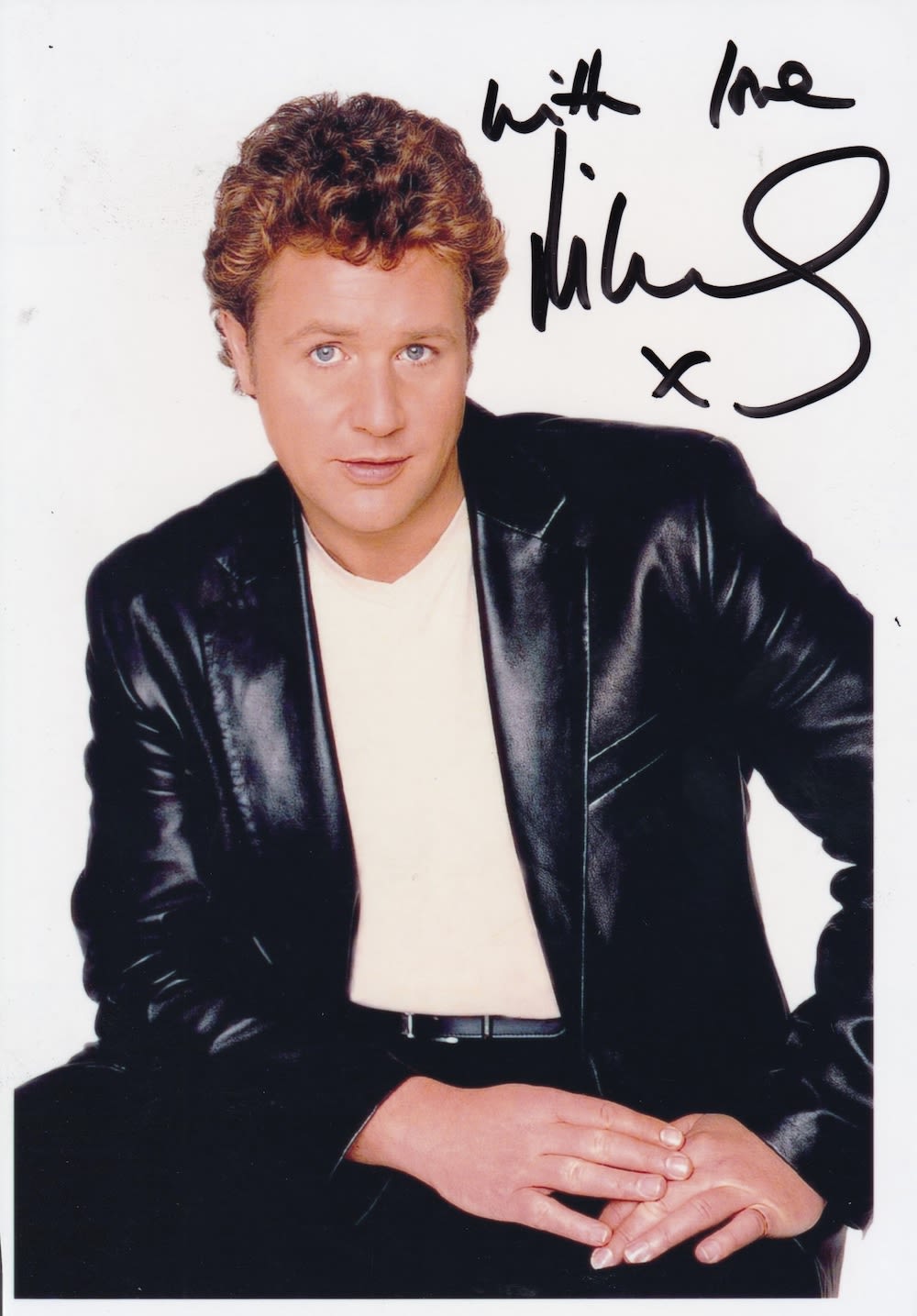 Lot 83: Michael Ball, Singer & Actor 7x5 inch Signed...