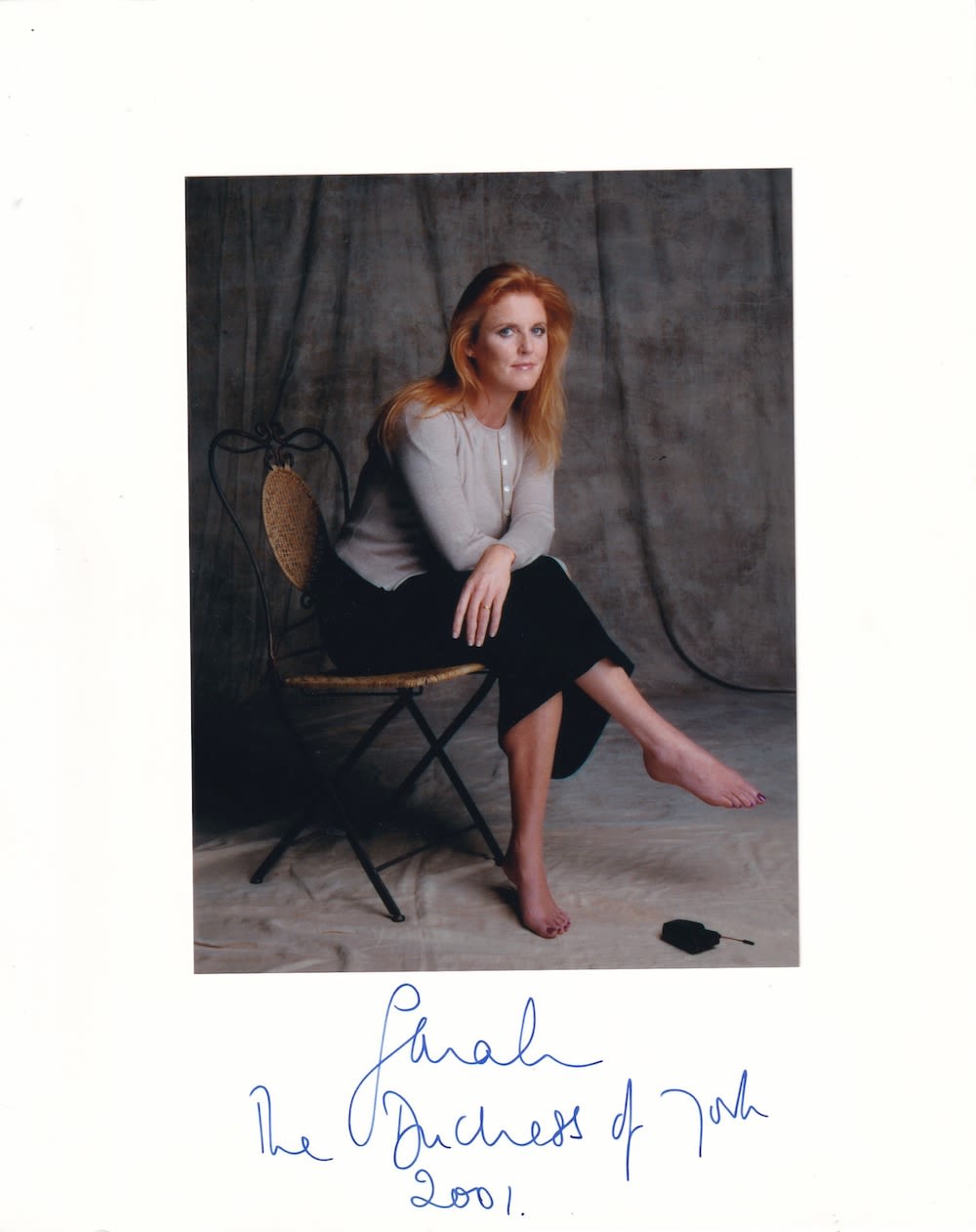 Lot 109: Sarah, Duchess of York, 10x8 Signed Photo. Good...