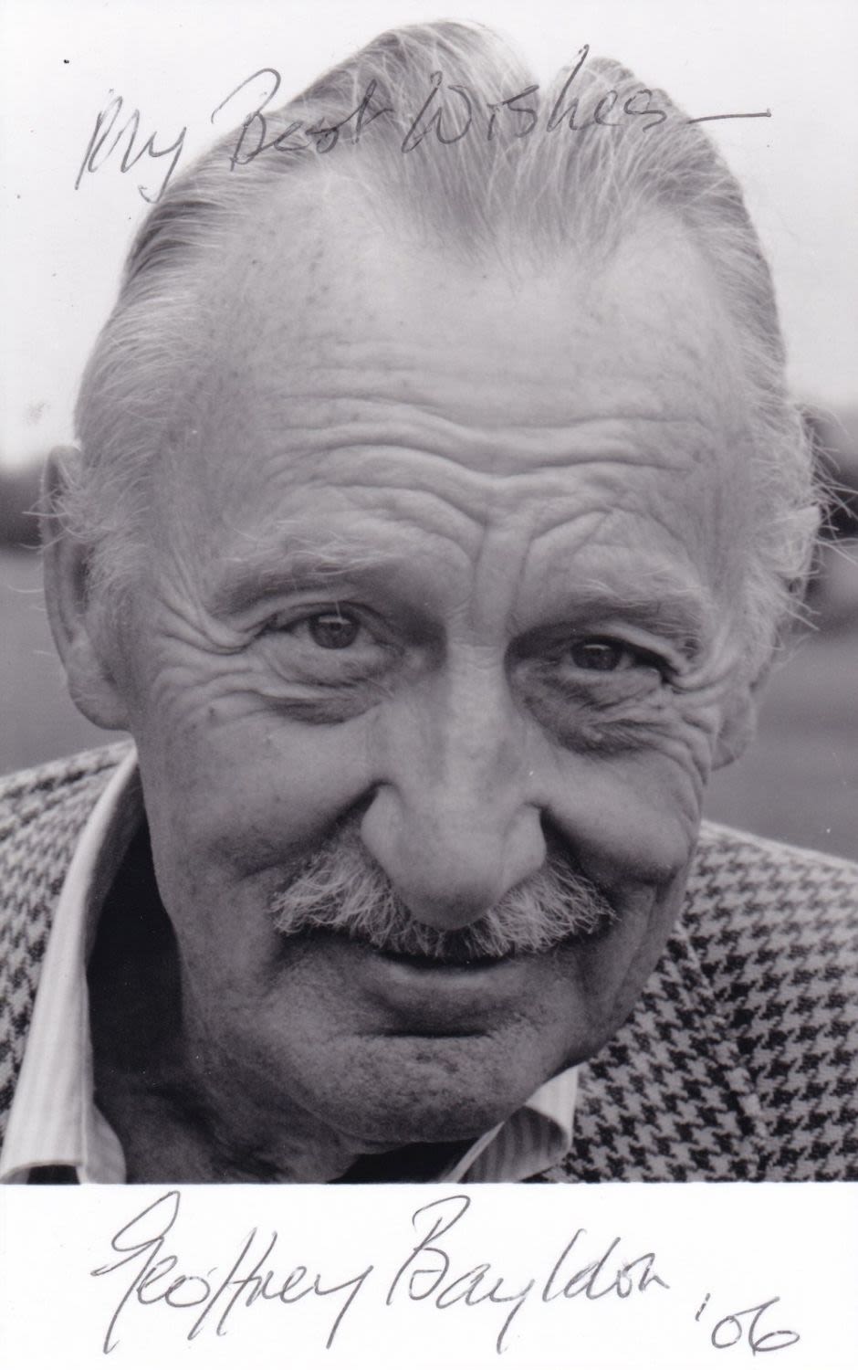 Lot 115: Geoffrey Bayldon, Catweazle Actor, 6x4 inch Signed Photo....