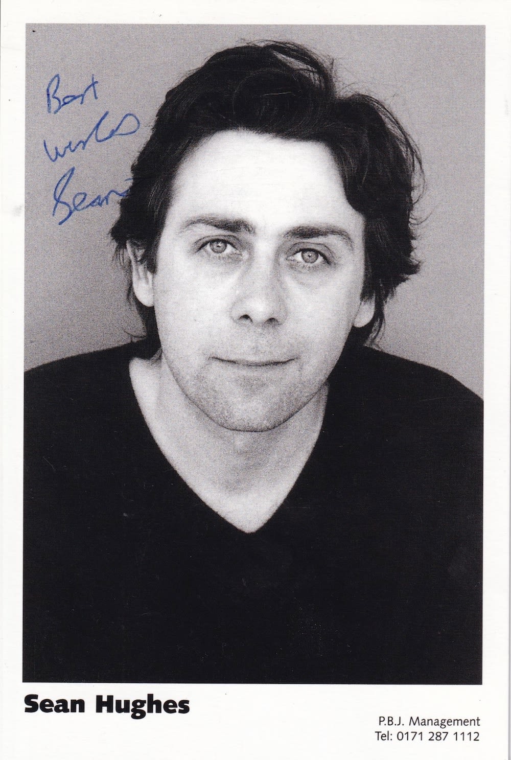 Lot 120: Sean Hughes, Comedy Entertainer, 6x4 inch Signed Photo....