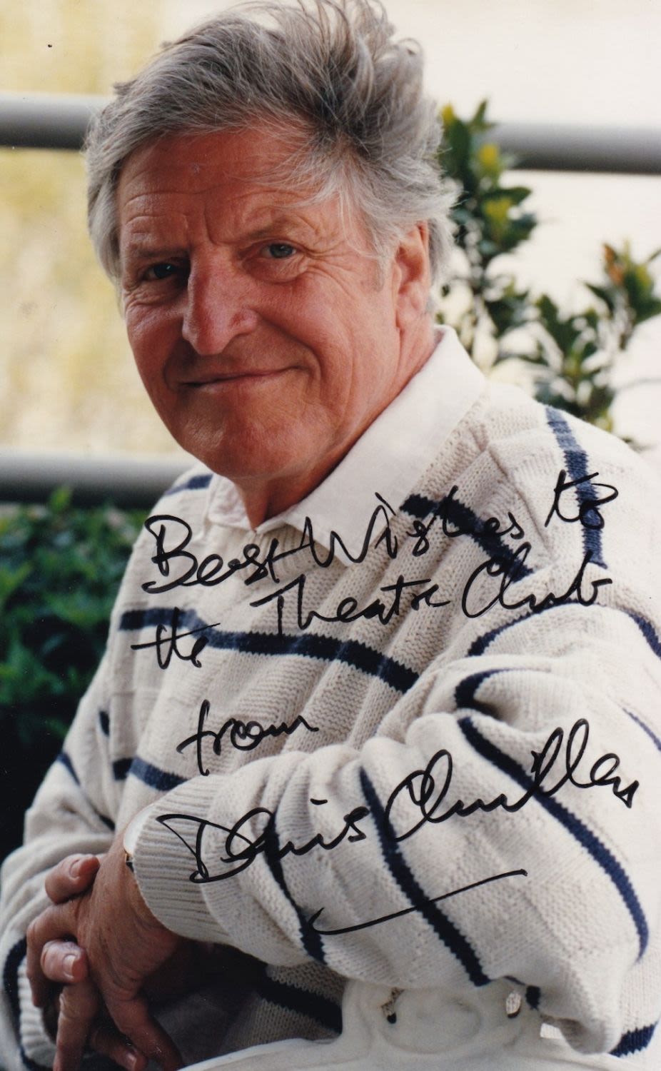 Lot 125: Dennis Quilley, Popular British Actor, 6x4 inch Signed...