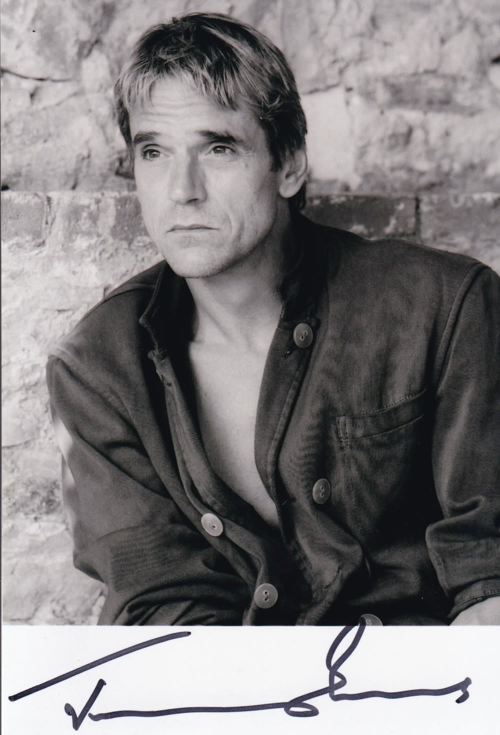 Lot 128: Jeremy Irons, Brideshead Actor, 6x4 inch Signed Photo....