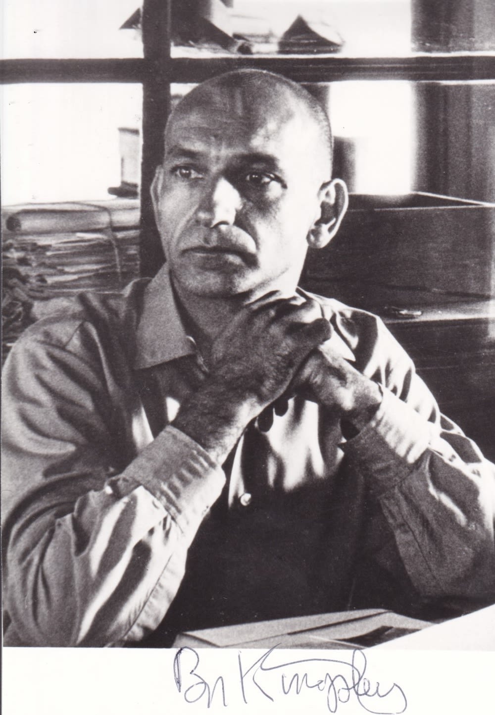 Lot 130: Ben Kingsley, Gandhi Actor, 6x4 inch Signed Photo....