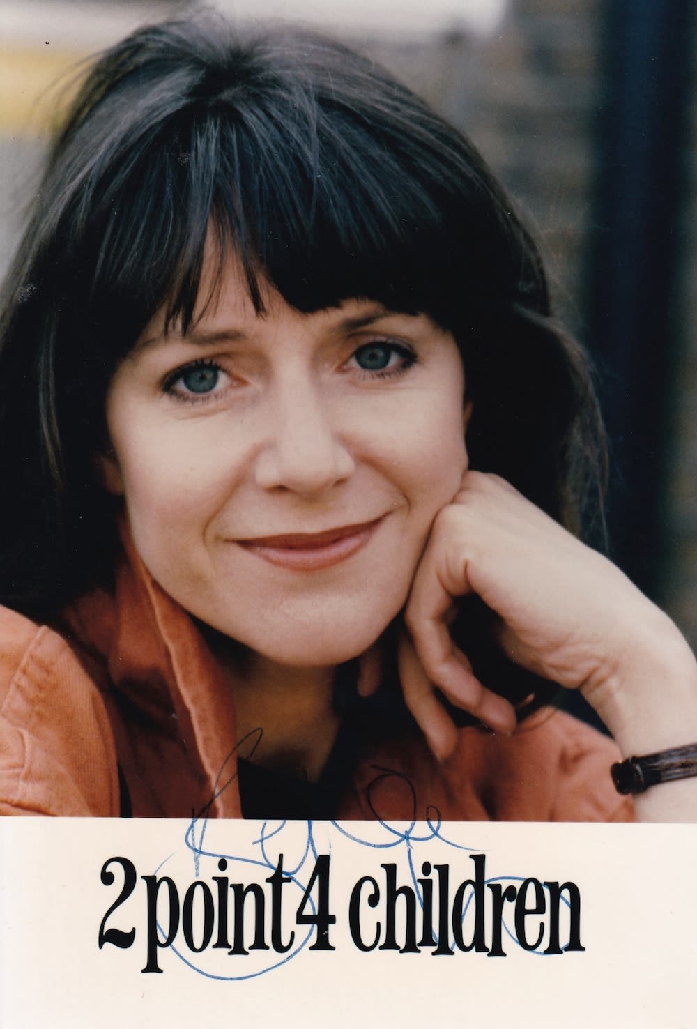 Lot 133: Belinda Lang, 2.4 Children Actress, 6x4 inch Signed...