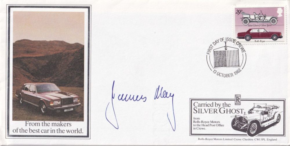 Lot 147: James May, Top Gear Presenter, Signed FDC. Good...