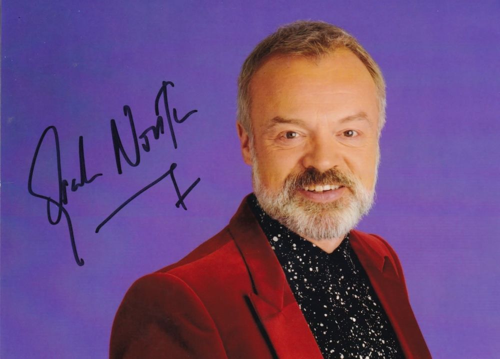 Lot 149: Graham Norton, TV Chat Show Host, 7x5 inch...