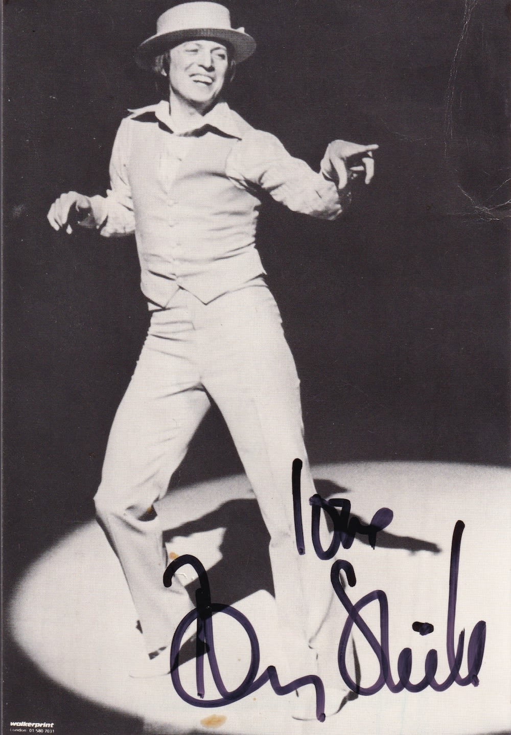 Lot 159: Tommy Steele, British Actor & Signer, 6x4 inch...