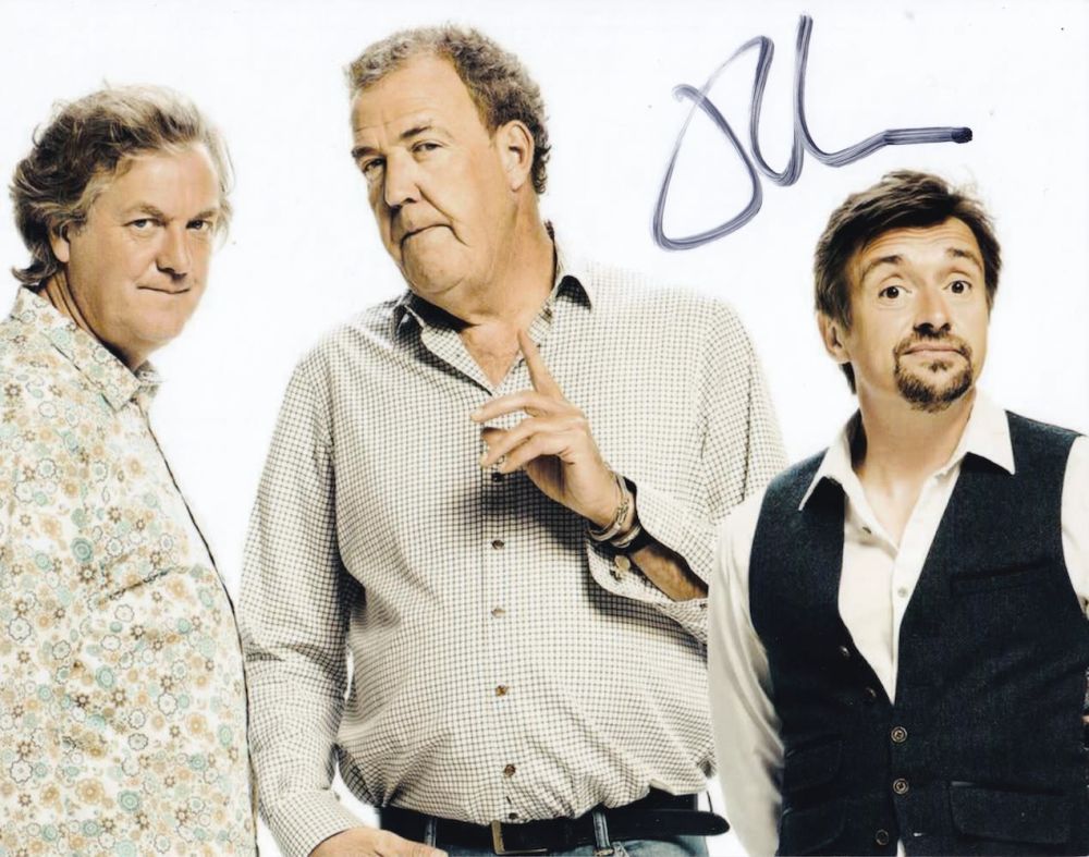 Lot 164: Jeremy Clarkson, Top Gear Presenter, 10x8 inch Signed...
