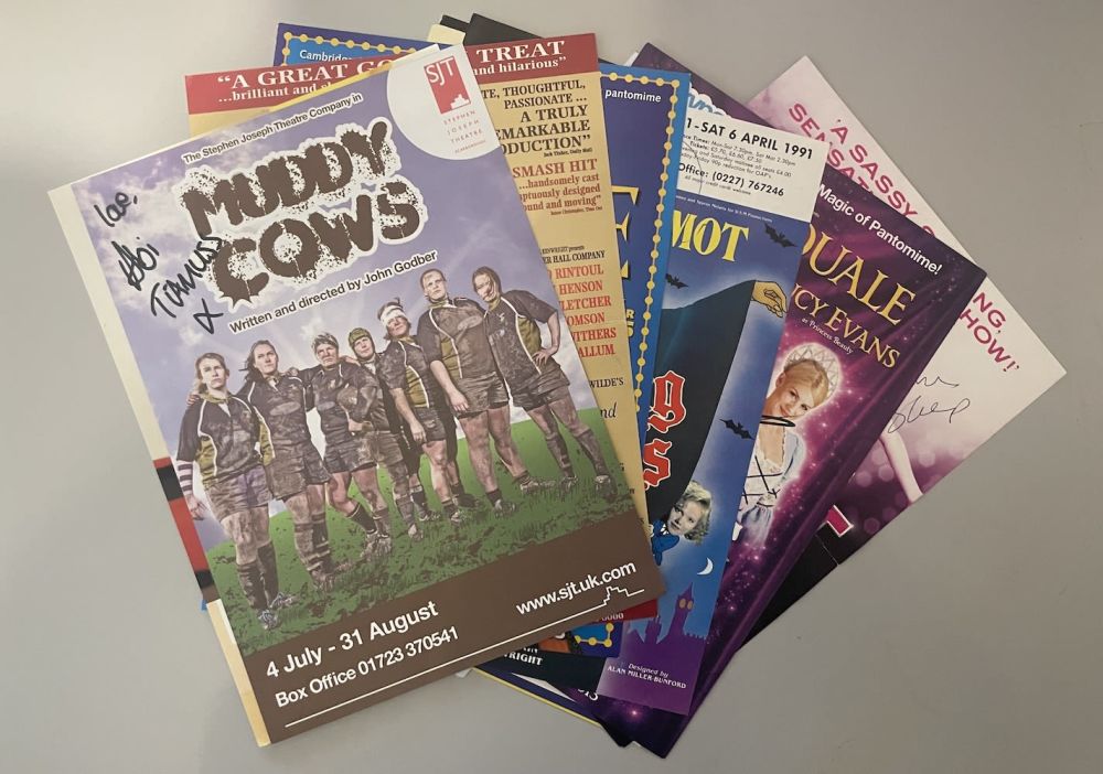 Lot 168: Theatre, Concert Flyers (14 in Total) Signed by...